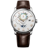 borman mens automatic watches male luxury watch dress mechanical wristwatch waterproof sapphire crystal month week date 24 hours