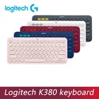 Беспроводная Bluetooth-Мышь Logitech Pebble M350K380, оригинальная мини-и тонкая, 100 ГГц, высокая точность, оптическое отслеживание, разноцветная