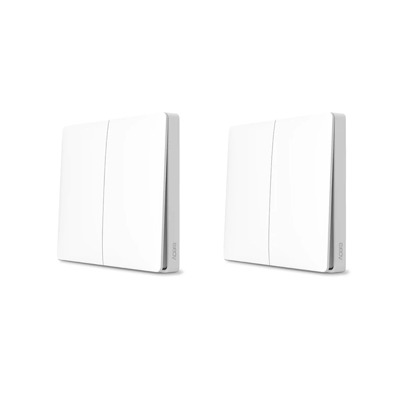 2 Double rocker Xiaomi Aqara умный дом беспроводной переключатель умный светильник управление ZigBee пульт дистанционного управления со смартфона Xiaomi APP - Цвет: 2 Double rocker