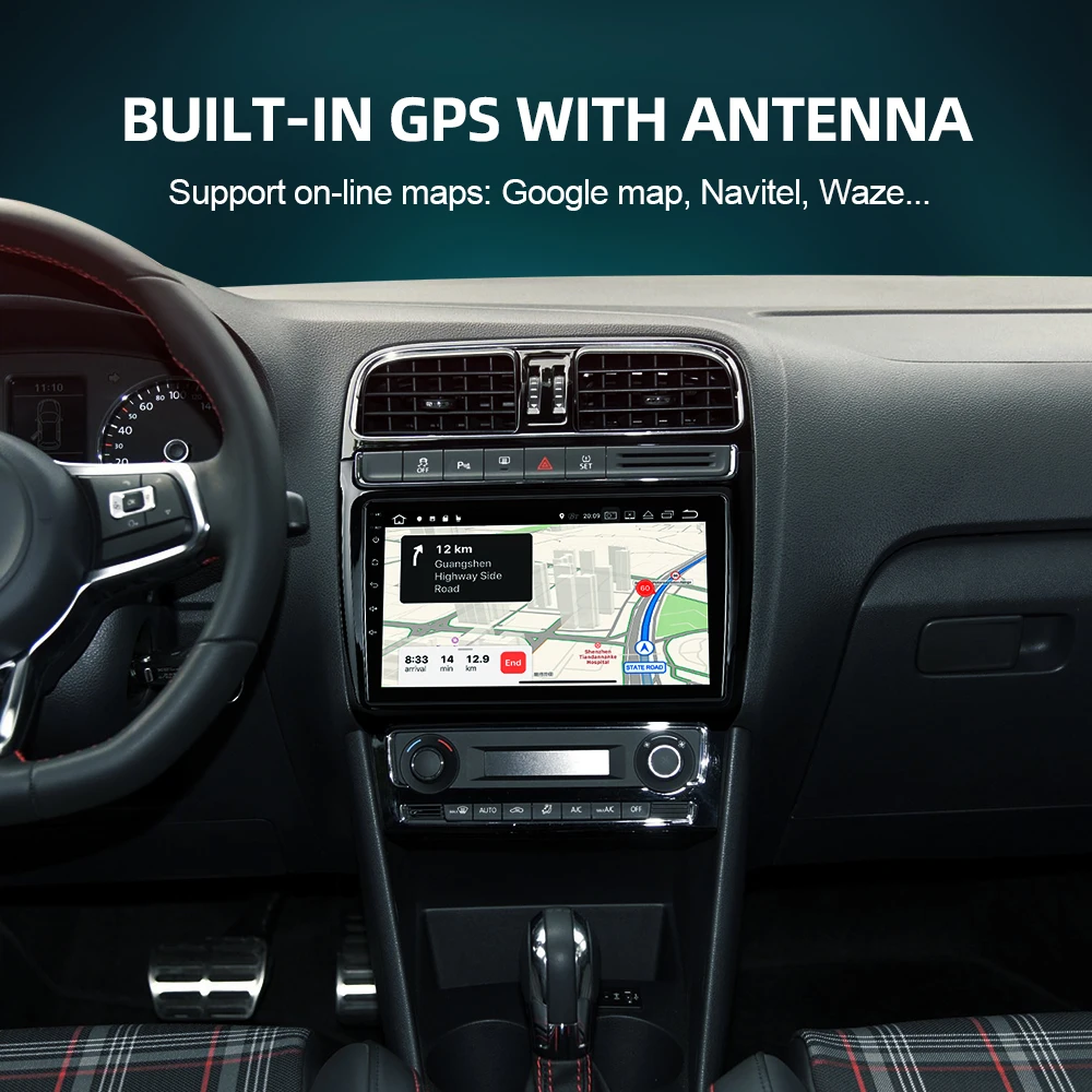Автомагнитола ISUDAR V57S для VW/Volkswagen POLO 5 2008 2020 мультимедийный проигрыватель с
