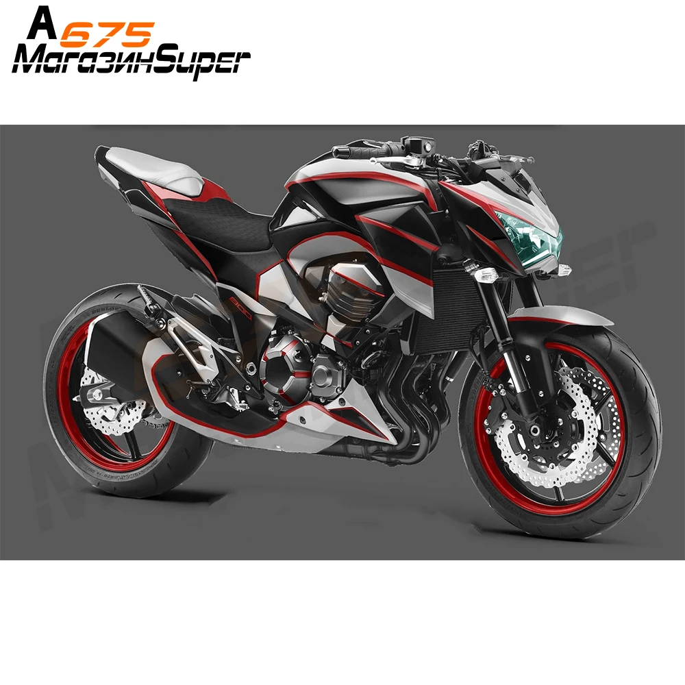 

For Kawasaki Z800 13-16 2013 2014 2015 2016 Red Line Bodywork High Quality ABS Injection Plastics Fairings Kit