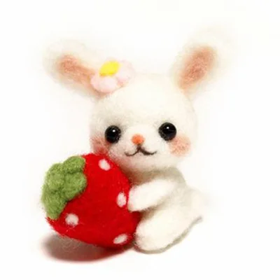 Мода Панда Кролик кошка шерсть иглы валяния DIY материал комплект