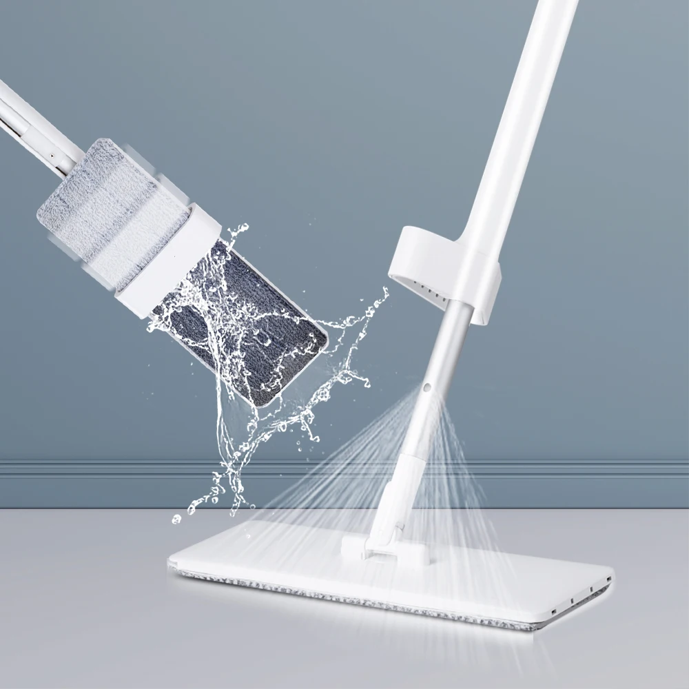 Швабра с распылителем без рук набор швабры из микрофибры для влажной и сухой