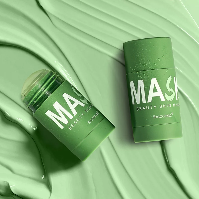 

40g Green Tea Matcha Clay Mask Deep Cleansing Skin Care Mud Mask Blackhead Acne Treatment Oil Control Balancing Mask Mud