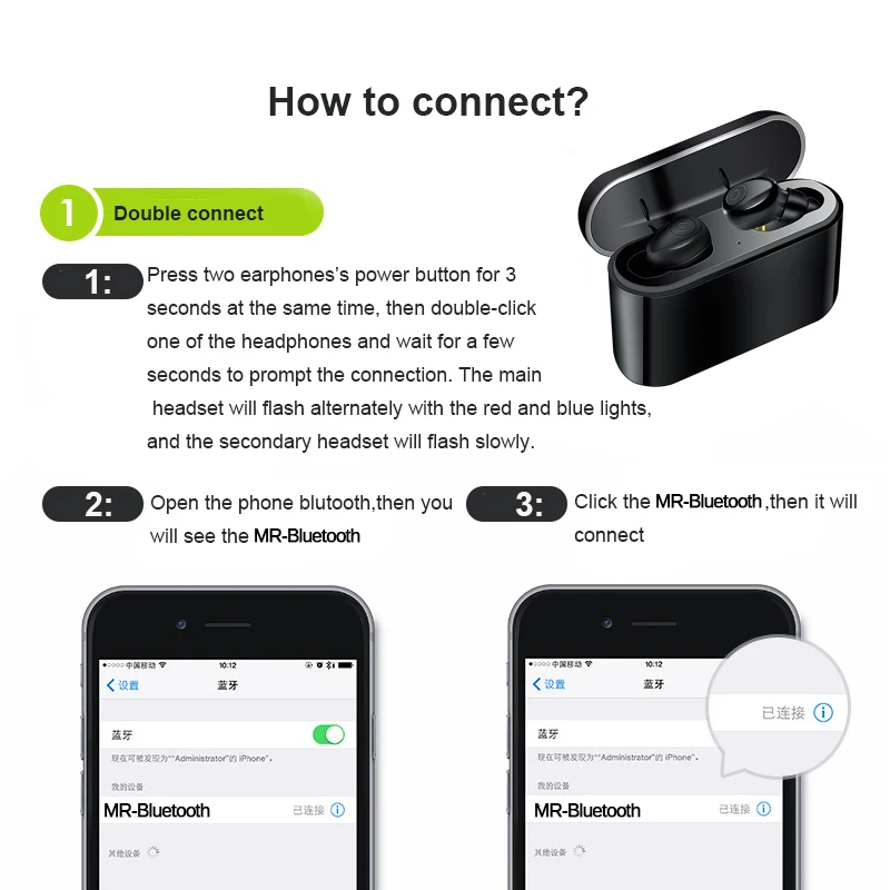X8 TWS Bluetooth настоящие беспроводные наушники Bluetooth наушники мини TWS водонепроницаемые наушники с 2200 мАч внешним аккумулятором для всех телефонов