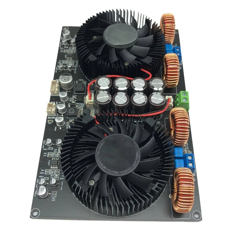 

YJ-TPA3255 Digital Power Amplifier Board 2X600W High-Power Dual-Core 2.0 Class D Audio Power Amplifier Board(Air-Cooled)