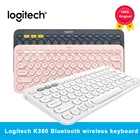 Беспроводная Bluetooth-клавиатура Logitech K380 для нескольких устройств, беспроводная мышь Logitech Pebble для Windows Pad Android Linefriends