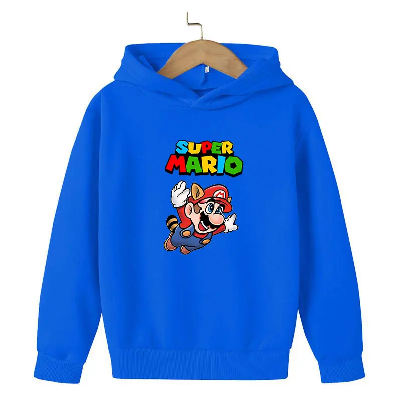 

Super Marioing Video Game 3D Clothing Kids clothes boy hoodies children's coat baby Girl clothes Spring Autumn Thin 3D Sweater