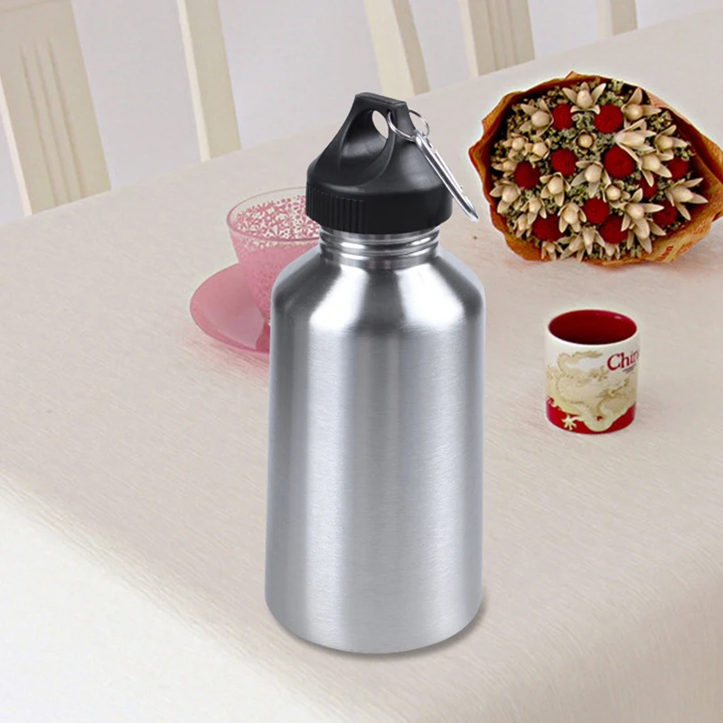 2000ML Stainless Steel Drinking Water Bottle Cycling Camping Hiking Silver | Спорт и развлечения