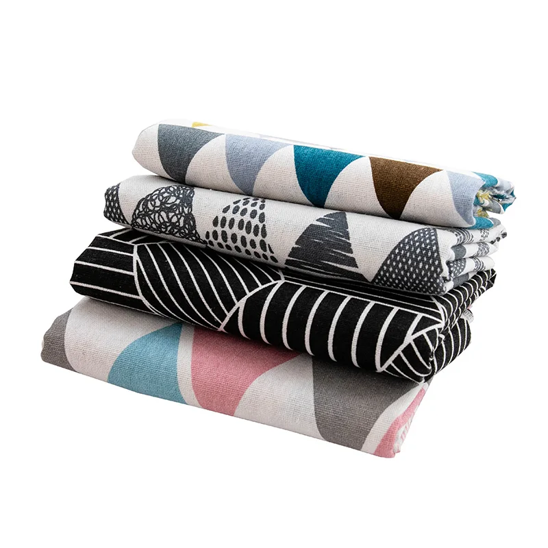 Тканевая ткань с принтом полиэстер раньше для шитья диванной подушки и TJ0511|Ткань|