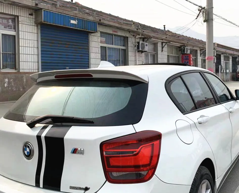 Для BMW F20 Спойлер ABS Материал заднего крыла первоклассника Цвет задний спойлер для