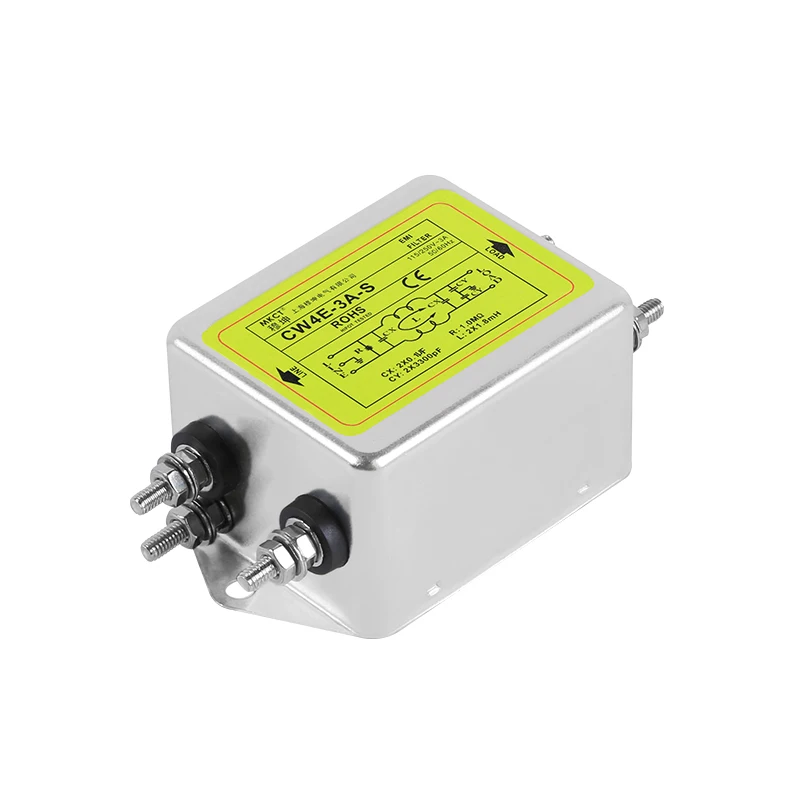 Болтовое соединение однофазный фильтр электромагнитного помех для защиты от