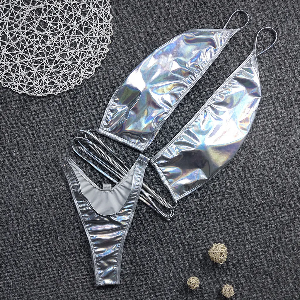 

2021 Sexy Womens Bikini Set Bandage Stretch Bodycon Swimwear Push-Up Padded Cross Up Swimsuit Low Waist Bathing Suit Swimsuit