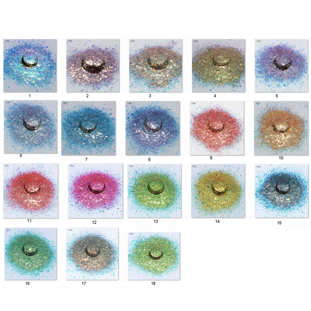 

1KG Glitter Nail Design Pigment Fairy Mixed Glitter Dust Sparkly Sequin Powder For Craft 2lb Glitter Pigment For Face Wholesale