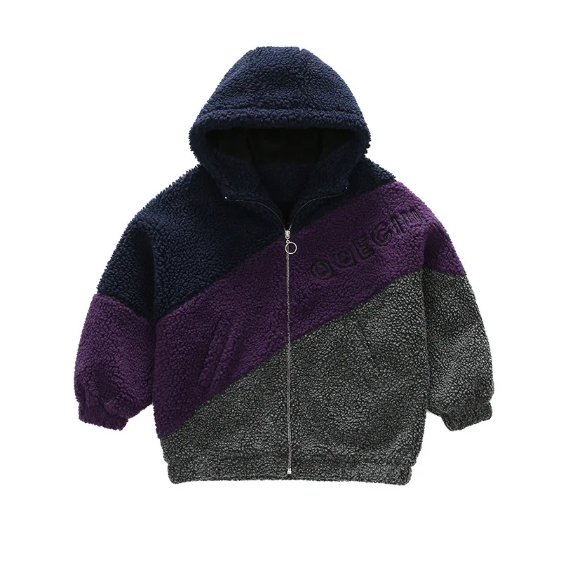 New autumn style Korean baby plus cotton middle school children's and winter padded clothes |