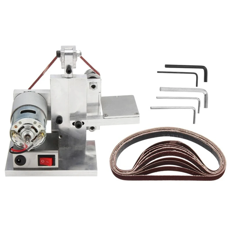 110-240V Diy Электрический ленточный Полировочная шлифовальная машинка шлифовальный