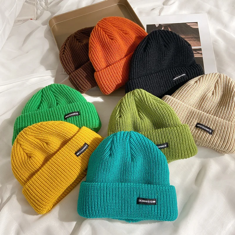 

2022 Knitted Beanie Men Skullies Beanies Bonnet Women Hip Hop Caps Femme Hat Gorras Hombre Cap Hats Gorros Casquette Homme Gorro