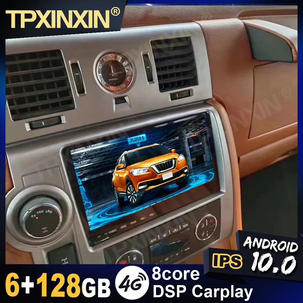 

IPS Android 10 4G+64G Carplay DSP For Hummer H2 2005-2008 Stereo Multimedia Player Radio Tape Recorder Video Navi GPS Head Unit
