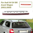 Задсветильник п-сигнал, задний стоп-сигнал, дымчатые линзы, красный, третий, 3-й стоп-светильник для Audi A4 S4 B6, Avant Wagon 2001-2005
