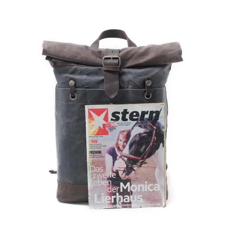 

Batik Canvas Backpack Vintage Backpack Waterproof Outdoor Travel Bag Computer Bag Men and Women
