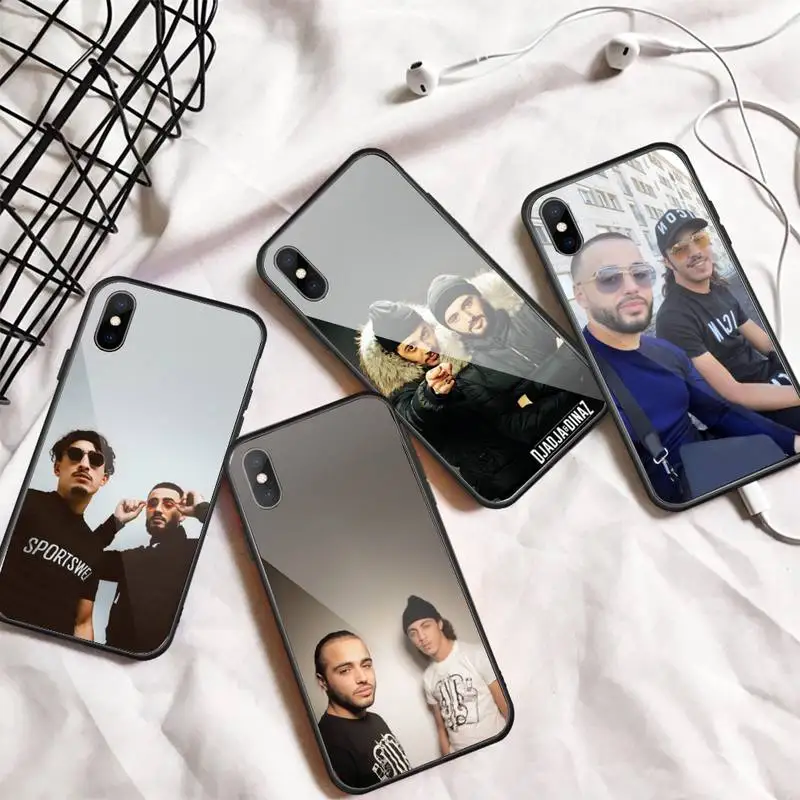 

Djadja & Dinaz French rapper Phone Case Tempered glass For iphone 11 12 13 mini PRO MAX 6 7 8 s plus X XS XR