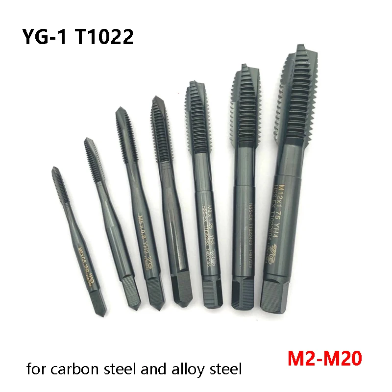 

Original YG1 Through-Hole Machining Taps M2 M2.5 M3 M4 M5 M6 M8 M8 M10 M12 M16 M18 M20 for Steel CNC High Hardness Tapping