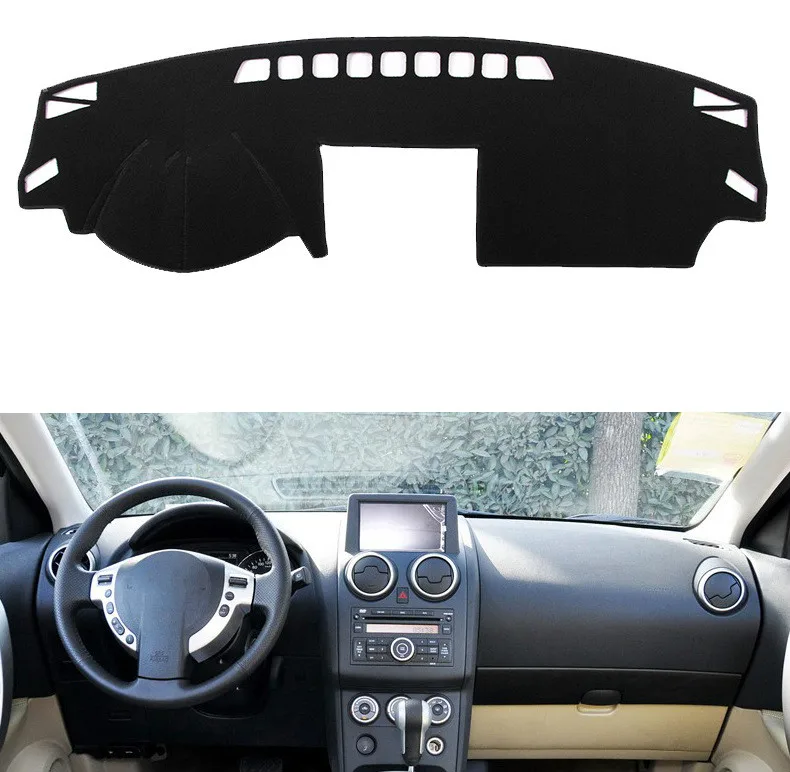 

Приборной панели автомобиля Обложка коврик панель dashmat козырек от солнца инструмент ковры автомобильные аксессуары для Nissan Qashqai J10 космичес...