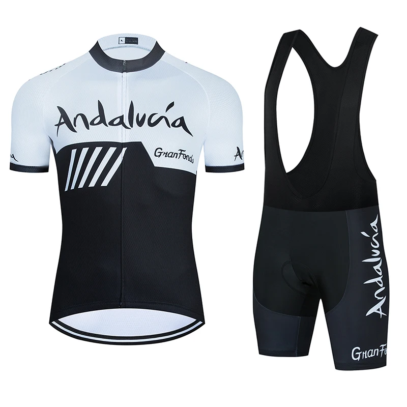 

Banesto Andalucia Cycling Jersey Set Man Short Sleeve Cycling Clothing Mtb Bike Wear Bike Jersey Maillot Ciclismo Shirt