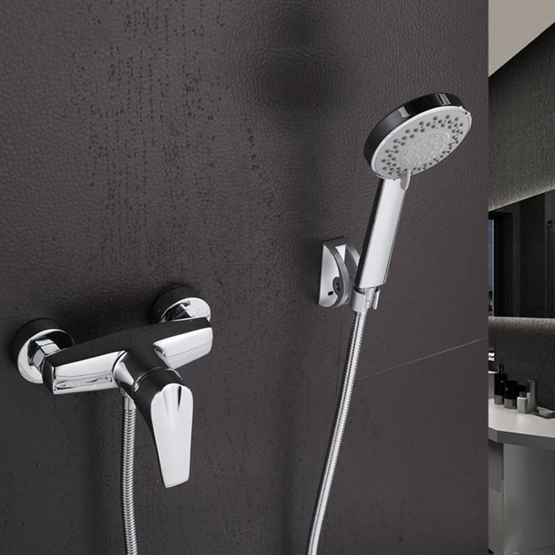 Смесители для душа настенные смесители ванной комнаты хромированные латунные