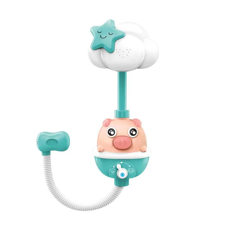 

Children's Bathing Toy 3 Bathroom Playing with Water Piggy Sprinkler Electric Shower Baby Bathtub Boys and Girls