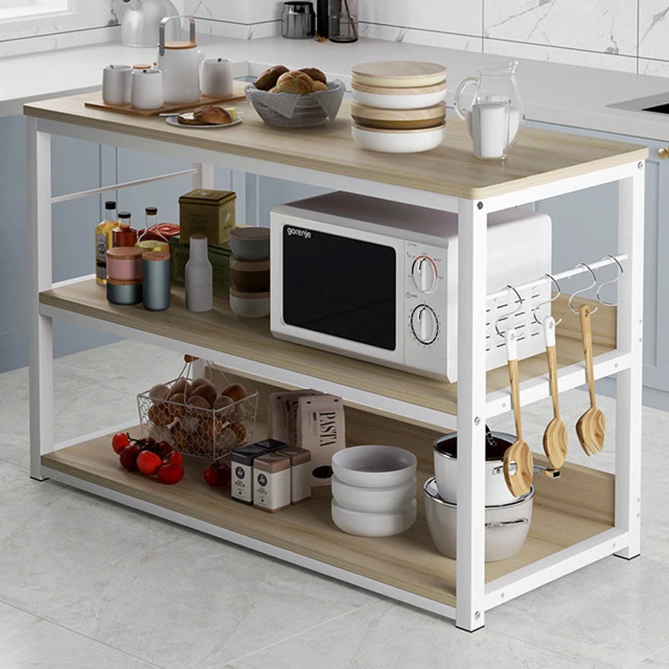 Floor Multi-layer Microwave Shelf Household Seasoning Pots Dishes Bowl Rack Cupboard Kitchen Storage Organizer | Дом и сад
