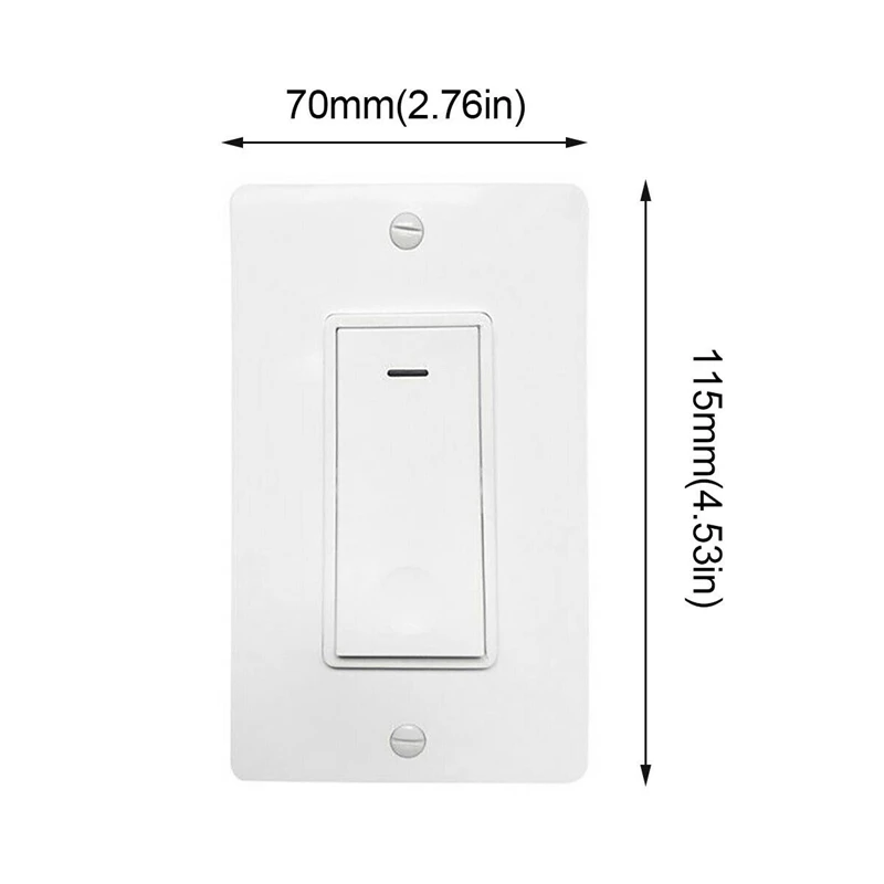 

Smart Wall Light Switch Tuya Smart Life APP Remote Control & Voice Control Work with Alexa Google Home US Plug