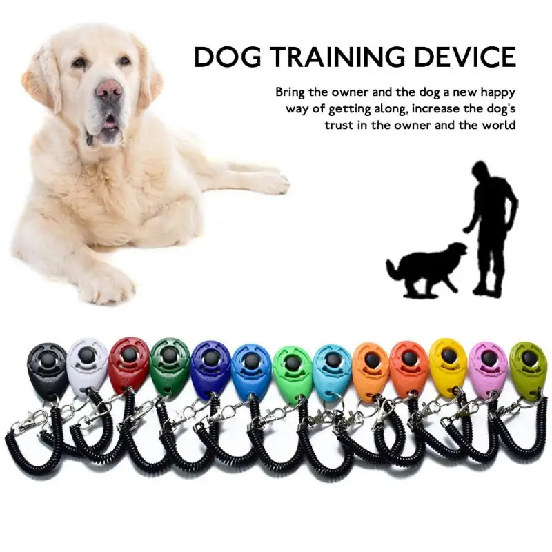 

Adjustable Sound Plastic Wrist Strap Doggy Pet Products Training Tool 1pc Trainer Pet Dog Training Clicker Accessories For Dogs