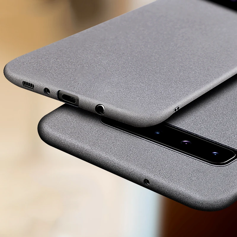 Матовый Жесткий чехол с песчаником для задней панели телефона Samsung Note 10 Lite / A81 A91 S10