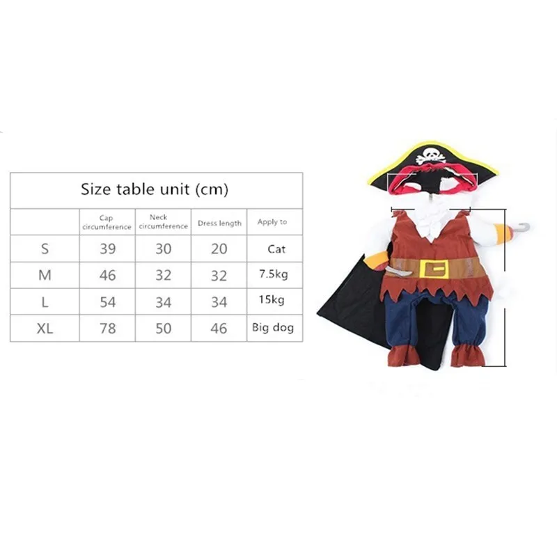 Милые пиратские трансформируемые рождественские костюмы на Хэллоуин Одежда для