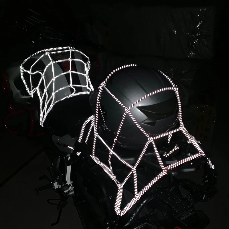 40x40 см Светоотражающая грузовая сеть мотоцикла мотовездехода органайзер для хранения в багаже