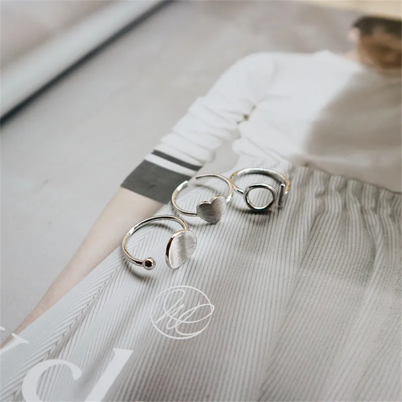 RUIYI реальные 925 стерлингового серебра Мода 3 в 1 для волочения проволоки любящее