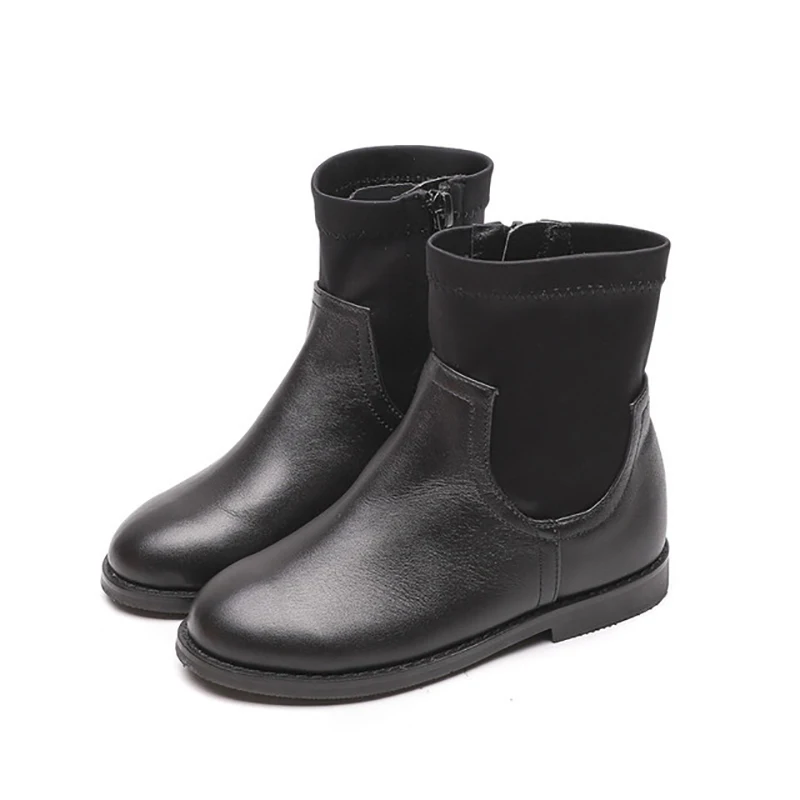 Осенне-зимние ботинки Dolakids детская обувь новые кожаные ботильоны для девочек