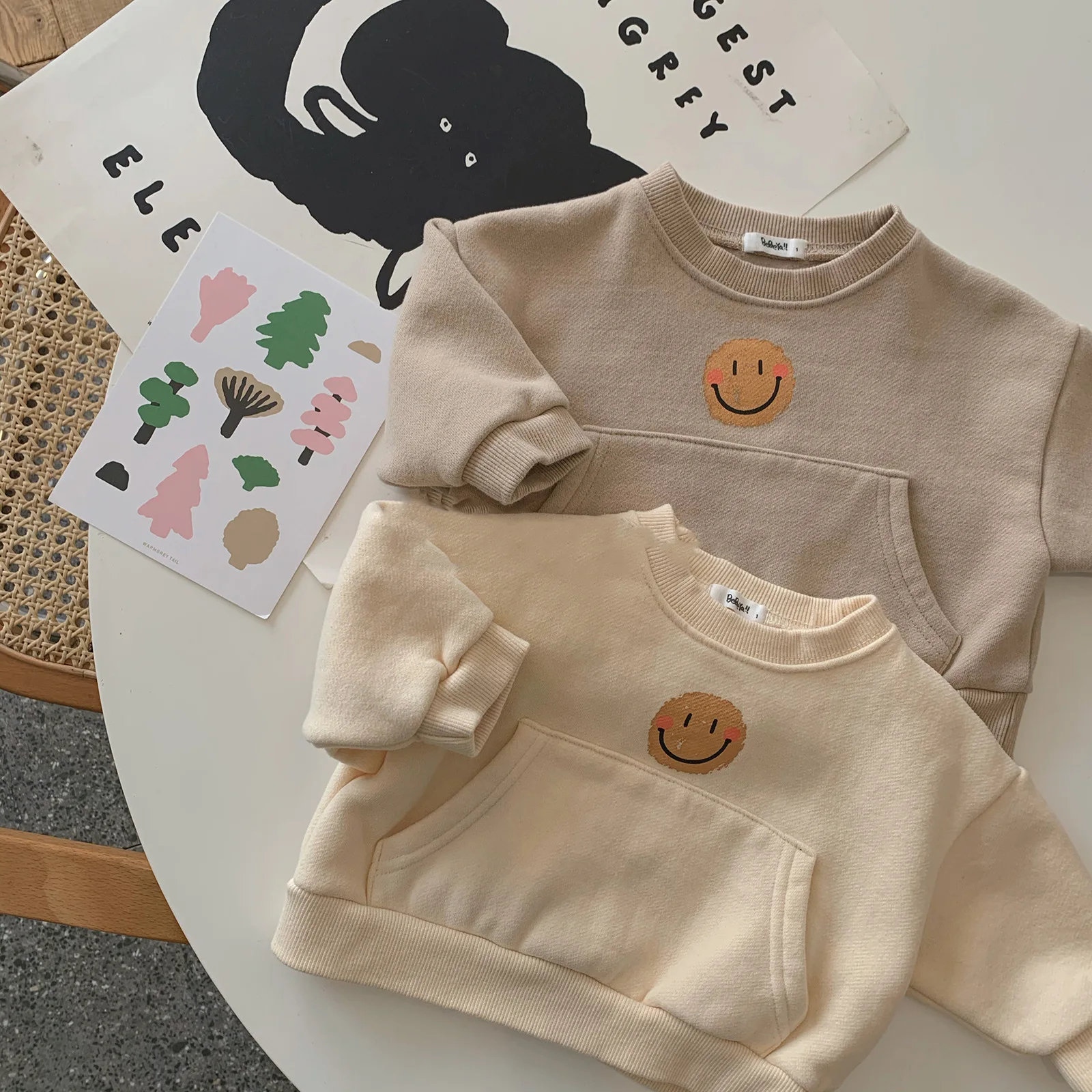 

Baby Boys Girls Autumn Knitted Cardigan Sweater Kids Spring Clothes Shirt Cotton Sweater Top Baby Children Clothing Boy Girl