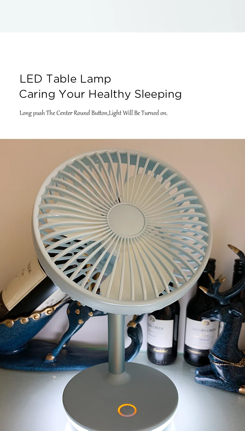 Многофункциональный настольный USB вентилятор SD1500 с 4