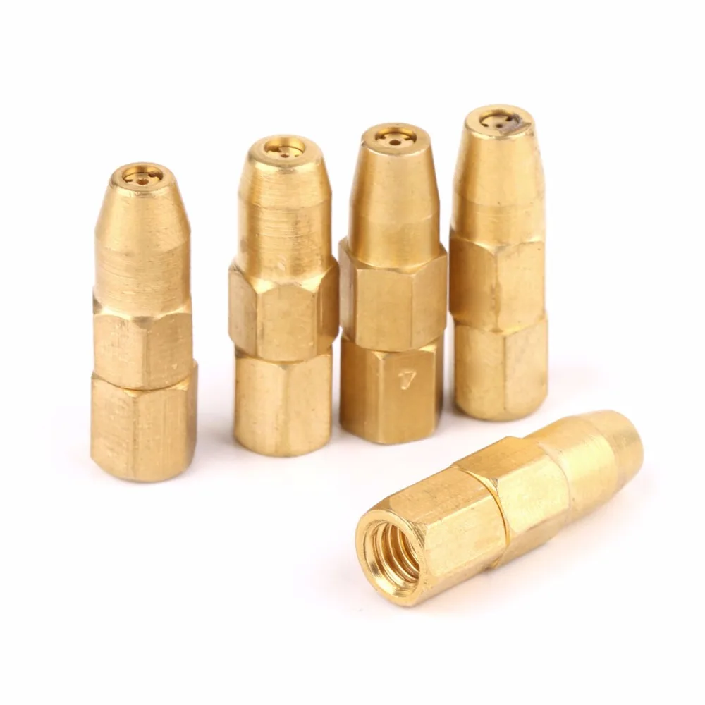 

5pcs/set Propane Gas Welding Nozzle Tips H01-2 Holder Accessories 1# 2# 3# 4# 5#
