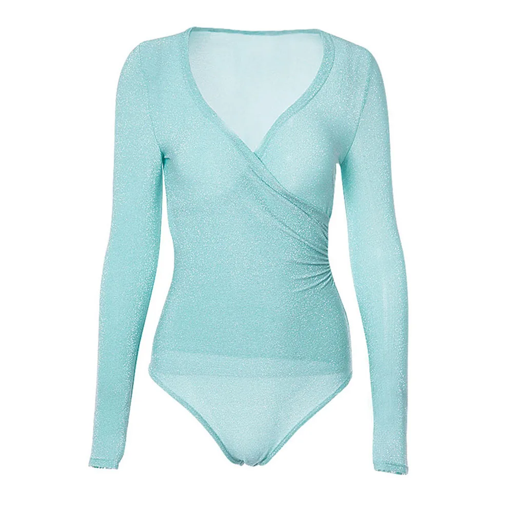 Женские комбинезоны сексуальные Осенние в стиле панк популярные Клубные синие