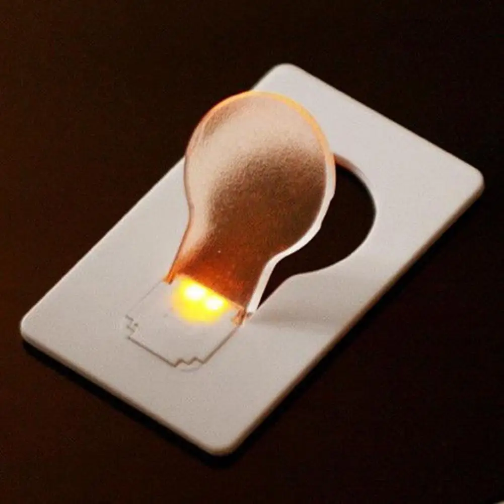 

Ultra-thin Purse Emergency Light Portable Outdoor EDC Wireless LED Card Light Pocket Lamp for Bedroom Outdoor Train Travel