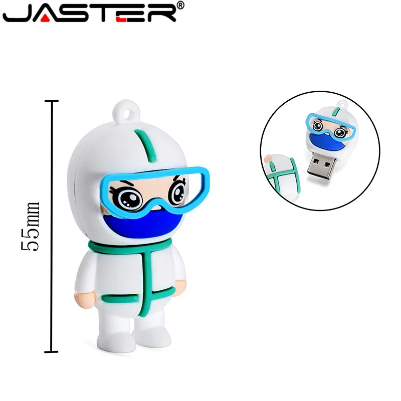 JASTER мультяшная модель медсестры usb2.0 4 ГБ 8 16 32 64 флеш-накопитель USB креативный gifty
