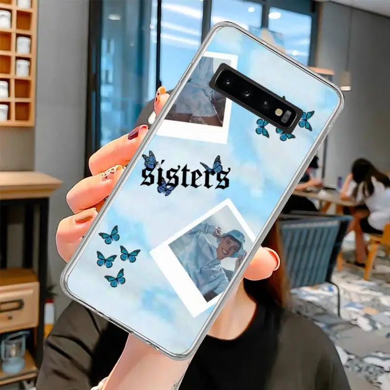 Fashion Beauty Sisters James Charles Phone Case Transparent For Samsung S10 Plus S10 E(lite) S6 S7 Edge S8 S9 Plus Brand