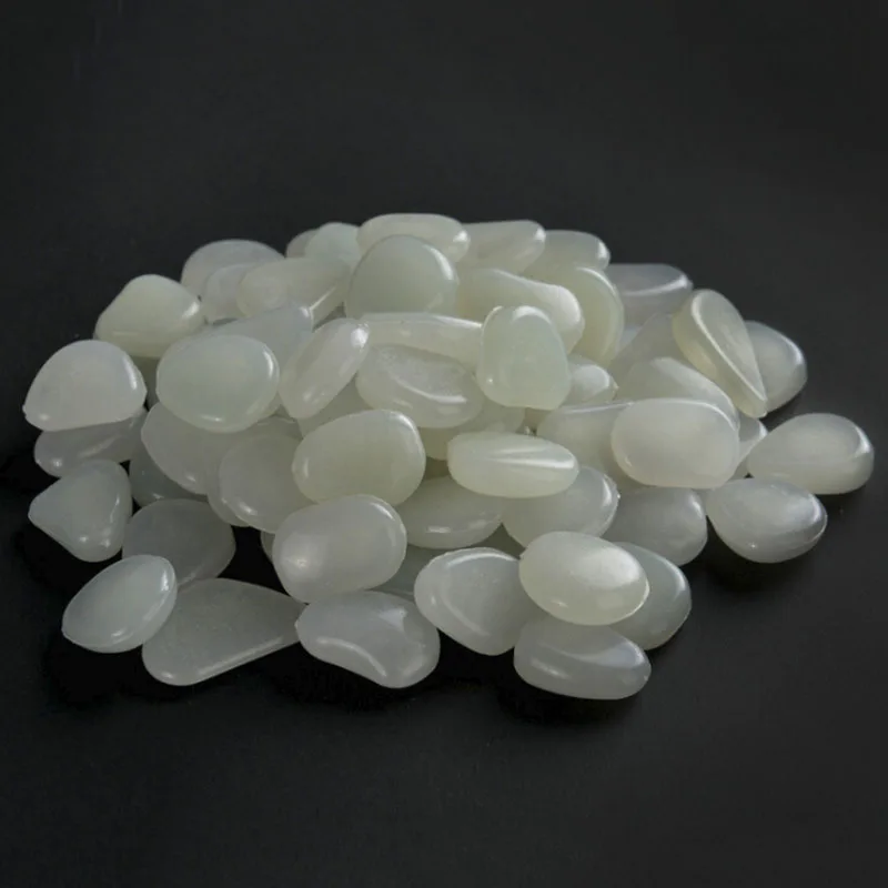 100pcs Luminous Glowing Artificial Stone Aquarium Fish Tank Bonsai Garden Decor Natural Stones For Decoration aquarium stenen
