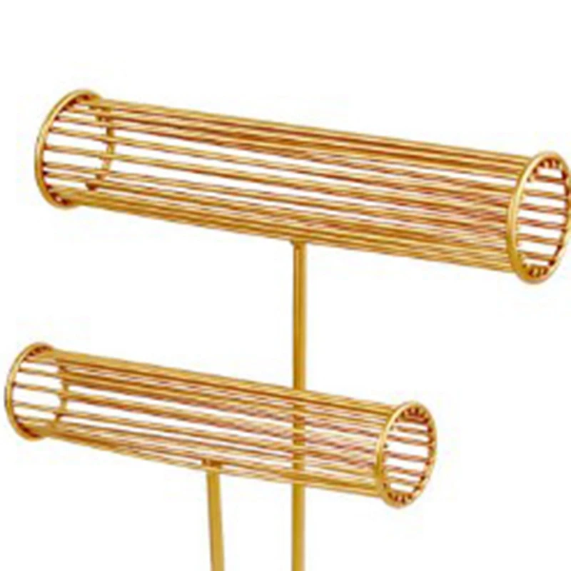 

Metal Storage Rack Ins Modern Jewelry Ring Necklace Earring Display Rack Holder Desk Decor