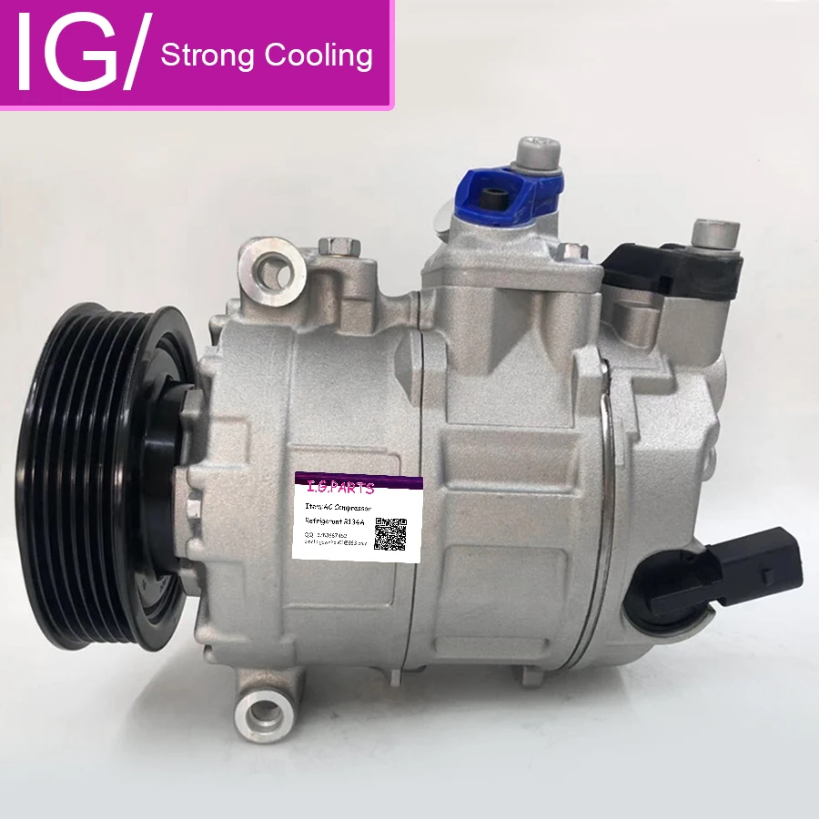 Компрессор переменного тока для Audi A3 Volkswagen CC Tiguan J etta Passat 1K0820859S 1K0820859M 447190 7957