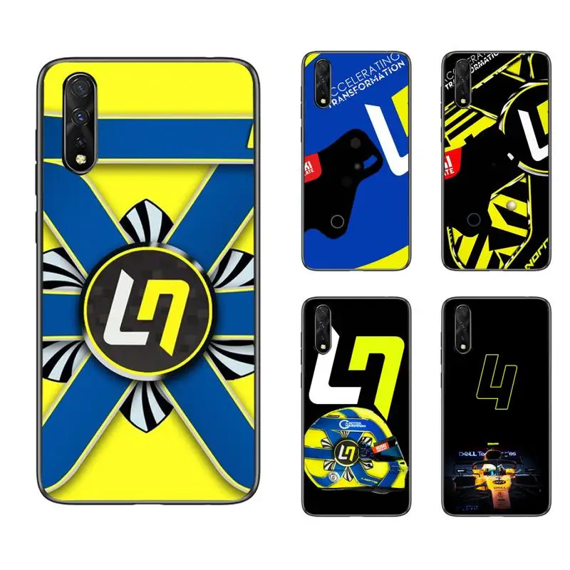 

F1 Formula 1 Lando Norris Racing Phone Case For Samsung S6 S7 Edge S8 S9 S10 E lite2019 S20 Plus Cover Fundas Coque