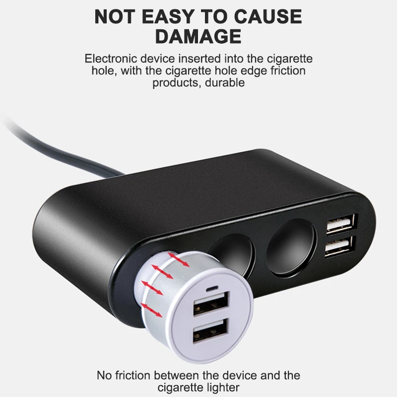3 слота штекер разъема Dual USB Порты и разъёмы 5V 3.1A адаптер для быстрого